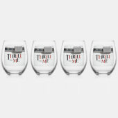 Fijn om te drinken! wijnglas zonder voet (Voorkant)