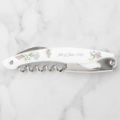 Fijn opgebloeide bruiloft kurkentrekker (Achterkant)