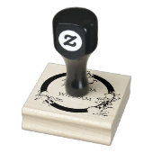 Fijn opgebloeide bruiloft rubberstempel (Stempel)