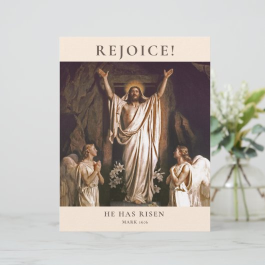 Fijn.  paaskerkbulletin (Staand voorkant)