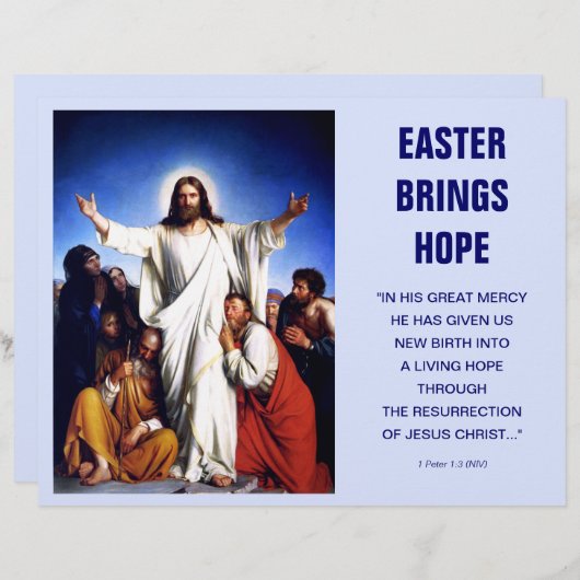 Fijn.  paaskerkbulletins (Voorkant / Achterkant)