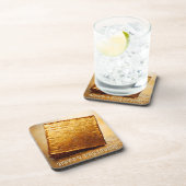 Fijn Pascha! Golden Matzah Bier Onderzetter (Rechterzijde)