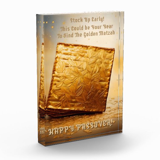 Fijn Pascha! Golden Matzah Fotoblokken (Links)