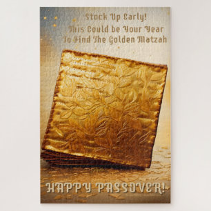 Fijn Pascha! Golden Matzah Legpuzzel