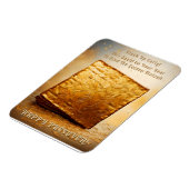 Fijn Pascha! Golden Matzah Magneet (Linkerzijde)