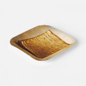 Fijn Pascha! Golden Matzah Papieren Bordje (Gebogen)