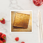 Fijn Pascha! Golden Matzah Servet (Insitu)