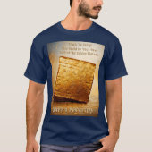 Fijn Pascha! Golden Matzah T-shirt (Voorkant)