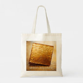 Fijn Pascha! Golden Matzah Tote Bag (Achterkant)