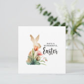 Fijn Pasen Feestdagenkaart (Staand voorkant)
