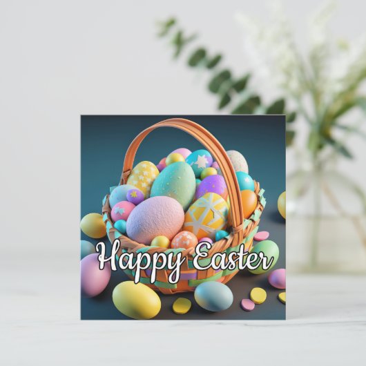Fijn Pasen Kaart (Staand voorkant)