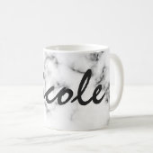 fijn pastelmarmer koffiemok (Voorkant rechts)