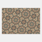 Fijn Perzisch Afghaans Tapijt Boho Motief Ramadan  Inpakpapier Vel (Voorkant 3)