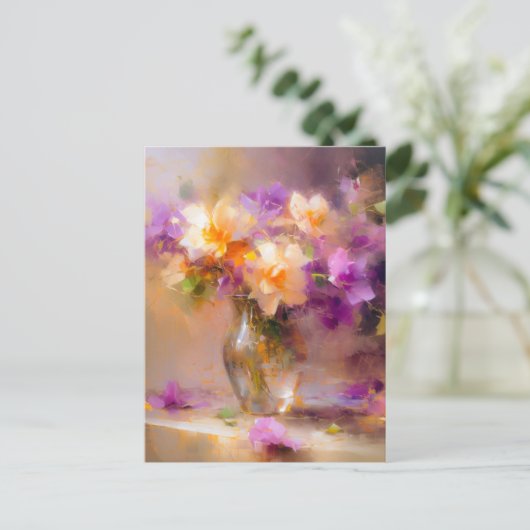 Fijn stilleven briefkaart (Staand voorkant)