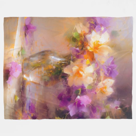 Fijn stilleven fleece deken (Voorkant (Horizontaal))