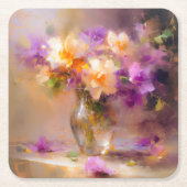 Fijn stilleven kartonnen onderzetters (Voorkant)