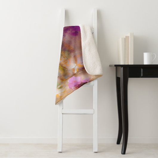 Fijn stilleven sherpa deken (In situ)