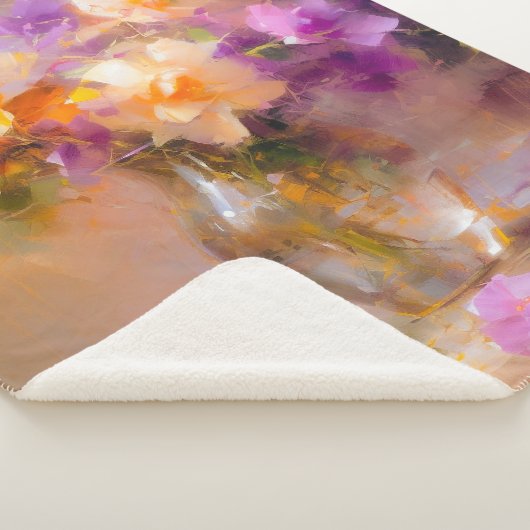 Fijn stilleven sherpa deken (3/4)