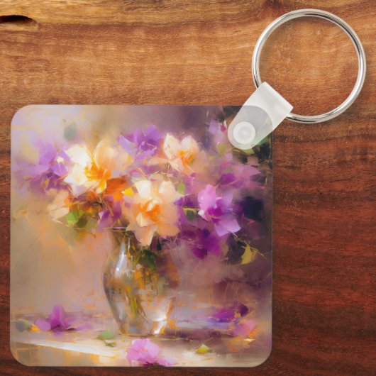 Fijn stilleven sleutelhanger (Achterkant)
