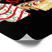 Fijn Tis Het Seizoen Kerstboom Cakes Debbie Poster (Hoek)