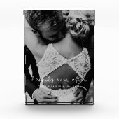 Fijn voor altijd cute whimsical bruiloft fotoblokken (Voorkant)