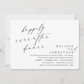 Fijn voor altijd na diner en dansen  kaart (Voorkant)