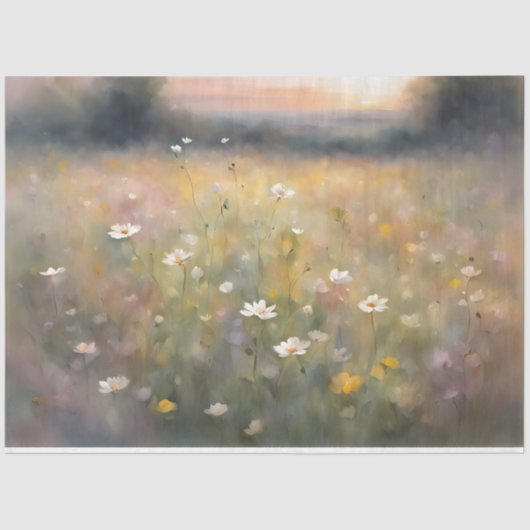 Fijn Wildflower-tissuepapier Tissuepapier (Voorkant)