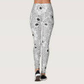 Fijn wit kant: Elegance  Leggings (Achterkant)