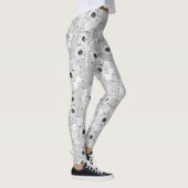 Fijn wit kant: Elegance  Leggings (Rechts)