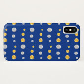 Fijn zilveren en gouden stippen Case-Mate iPhone case (Achterkant (horizontaal))