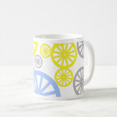 Fijnachtig Happy Wheel Circle Pattern Product Koffiemok (Voorkant rechts)