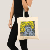 Fijnachtig Happy Wheel Circle Pattern Product Tote Bag (Voorkant (product))