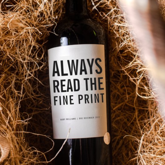 Fijnafdrukken | Aankondiging van een speciale zwan Wijn Etiket