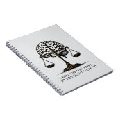 Fijnafdruklezer – Brain & Justice Edition Notitieboek (Rechterzijde)