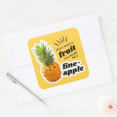 Fijnappel-Sticker Vierkante Sticker (Envelop)