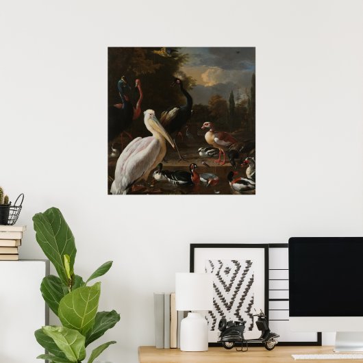 Fijnboomvogels Poster (Thuiskantoor)