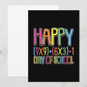 Fijne 100 Dag van de Kinder School Steven Zimmer Save The Date (Voorkant / Achterkant)