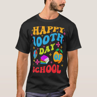 Fijne 100 Dag van Schoolkostuum Kute 1e Grade Tea T-shirt
