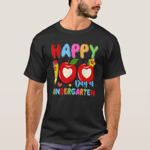 Fijne 100 dagen kindertuinpotlood Apples Kinder T-shirt