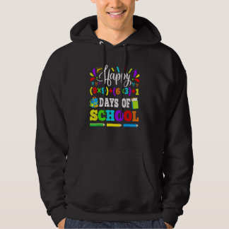 Fijne 100 dagen school 100e Wiskunde vergelijkings Hoodie