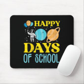 Fijne 100 dagen school Astronaut Planets 100th D Muismat (Met muis)