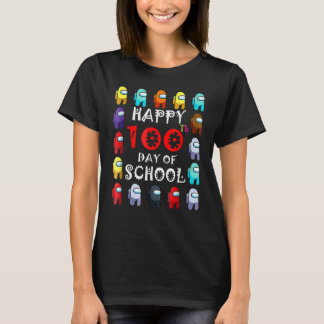 Fijne 100 dagen school met ons voor kinderen ga t-shirt