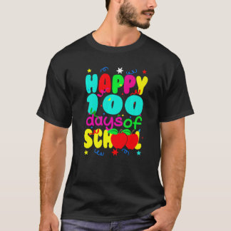 Fijne 100 dagen schoolklare leerling-leerling t-shirt