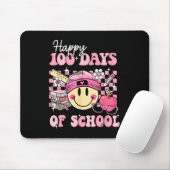 Fijne 100 dagen schoolleraar Kinder Retro Groovy Muismat (Met muis)