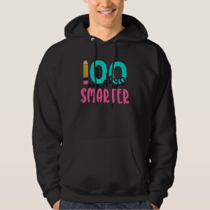 Fijne 100 dagen schoolleraar leven Kinder smarte Hoodie