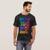 Fijne 100 dagen van de kleuterschool voor jongens t-shirt (Voorkant volledig)
