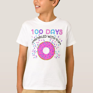 Fijne 100 dagen van scholieren die met flauwekul z t-shirt