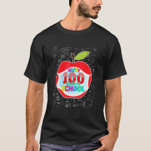 Fijne 100 dagen werkonderwijzeres voor schoolgezic t-shirt