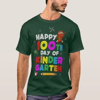 Fijne 100e dag kindergarten, juffrouw Samur T-shirt