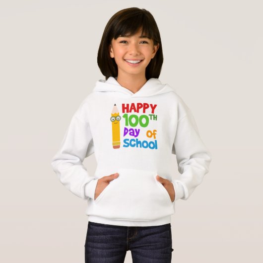 Fijne 100e dag van de Kinder school (Voorkant volledig)